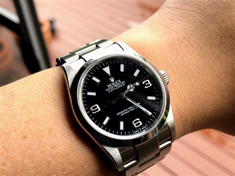 rolex explorer 1 thickness